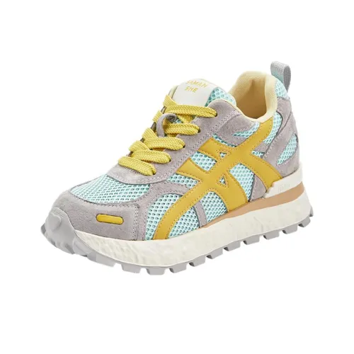 QINGZHUHU Устойчивый к истиранию Дышащий Отводящий влагу Покрытие MID Топ Casual Женские