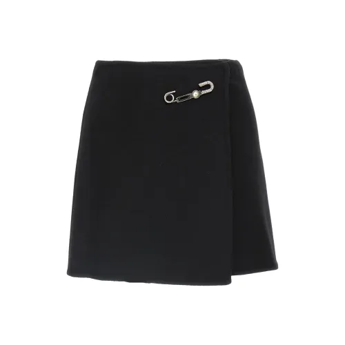 ERMANNO SCERVINO Повседневный Длинный Юбка Женские Черный