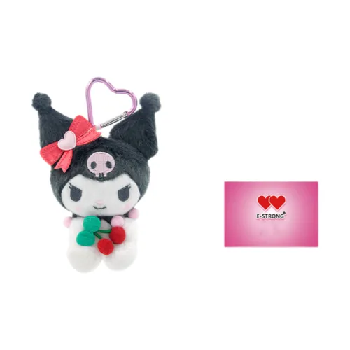 E Strong x Sanrio Kuromi Hello Kitty Fruit Party Collection Куклы Плюшевый Брелок 11 см Рекомендуемая высота