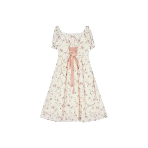 AFGGD Короткий рукав Платье Женское