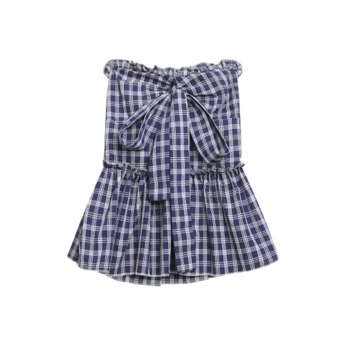 WAYHWEI Женские топы без бретелек