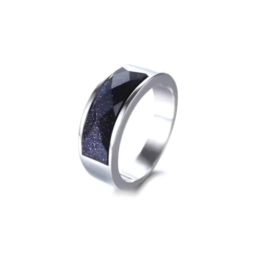 Келанси Кольца из титанового стального сплава Мужские Серебряные