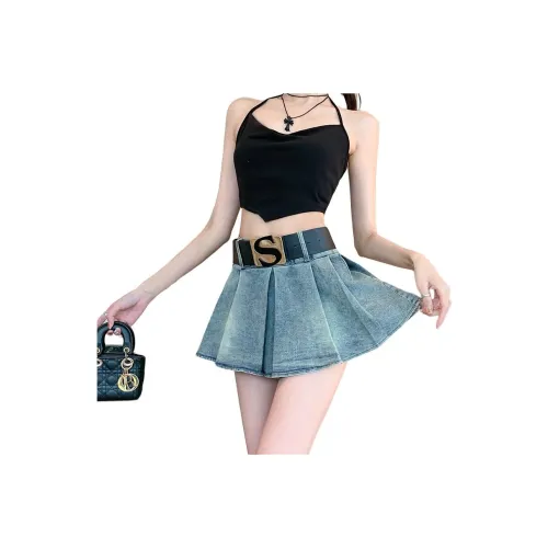 YINLEI Джинсовые короткие юбки для женщин