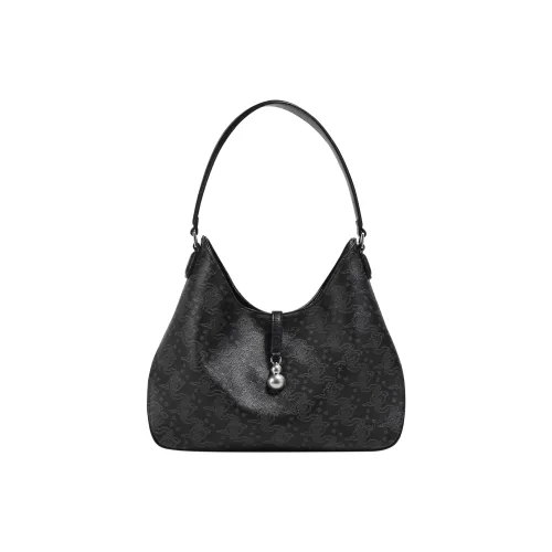 LOSEA ПУ (полиуретан) Сумка через плечо Большая Женская Полночь Черный