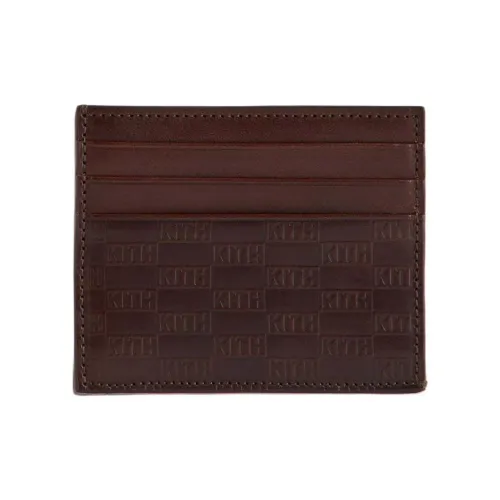 KITH Коровья кожа Держатель для карт Мужской Коричневый