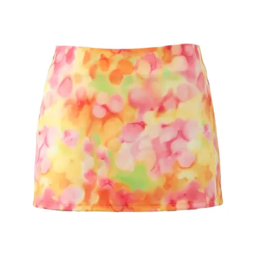 Poyz Повседневные короткие юбки женские с цветочным узором