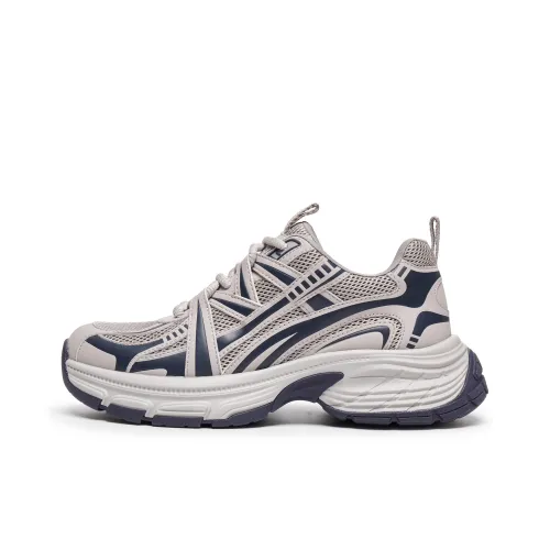 teenmix First Generation увеличивающий высоту Mecha Shoes устойчивые к истиранию низкий топ кроссовки с толстой подошвой мужские