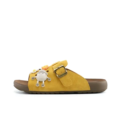 JOSINY Износостойкие Амортизирующие Слипоны Женские Желтые