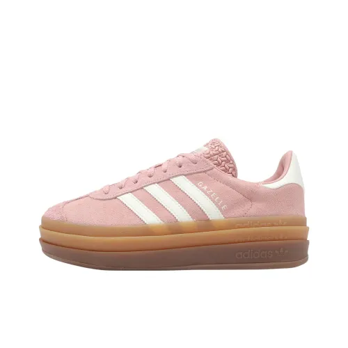 Adidas Originals GAZELLE BOLD Устойчивые к истиранию низкие скейтборд-кроссовки Женские Розовые