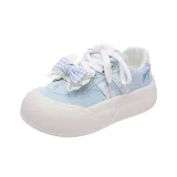 Светло-синий бант