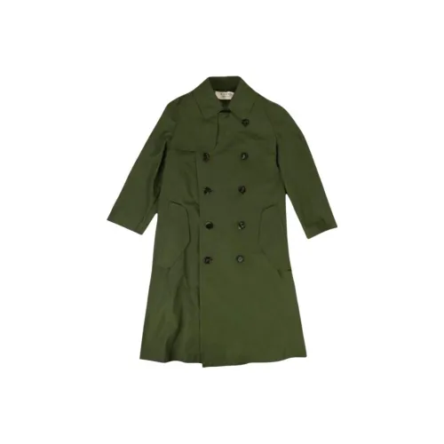 MARNI Зеленый Мужской Тренч