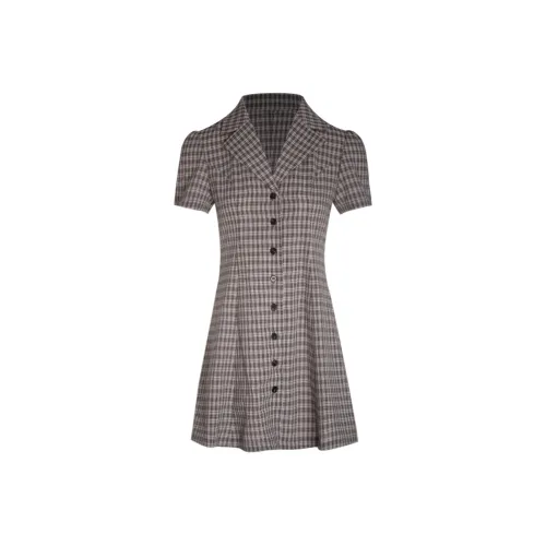 Little Pull Короткий рукав Платье Женское