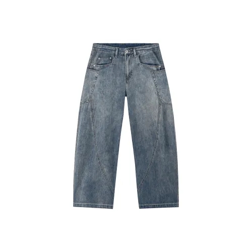 RO11ROCKET Синие Унисекс Джинсы