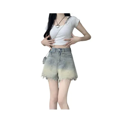 YICHEN Свет Женские Джинсовые Шорты
