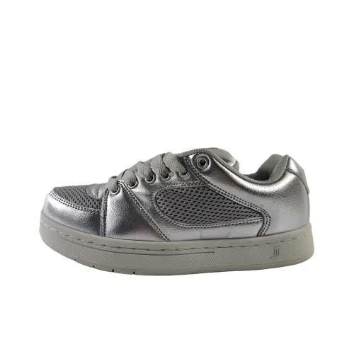 Great Аbrasion Resistant Дышащий Bottom Resistant Low Top Скейтбординг Кроссовки Женские Silver