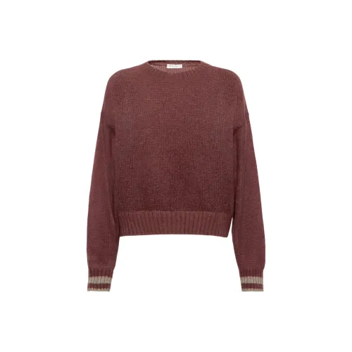 BRUNELLO CUCINELLI Фиолетовый Женские Свитеры