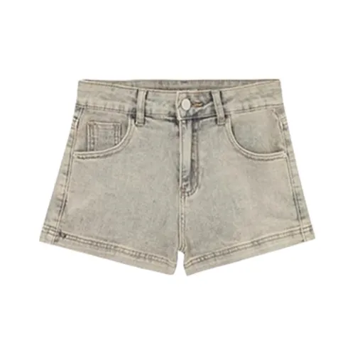 Giyu Графитовый Желтый Женские Джинсовые Шорты