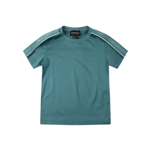 EMPORIO ARMANI Т-рубашка SS24 Синие Зеленые Детские