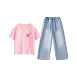 [Модный Универсальный Комплект Одежды] Розовый/Розовый Nuby - Светло-Синий