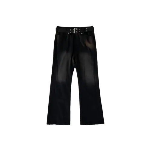 YOUSEKOO Черные Унисекс Джинсы