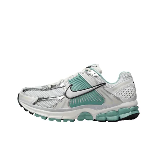 Nike Zoom Vomero 5 Устойчивый к истиранию Низкий Топ Повседневные Беговые кроссовки Женские Белый Серый