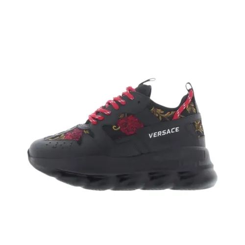 VERSACE CHAIN REACTION 2 Low Топ Повседневная обувь Женская Черная