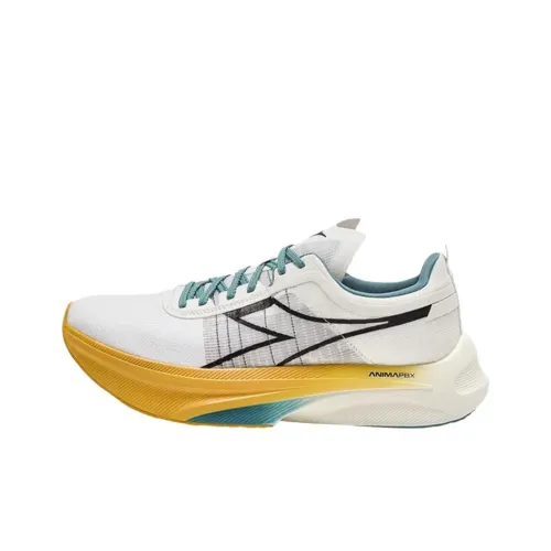 DIADORA GARA CARBON Беговые кроссовки Низкий Топ Белый Золото Унисекс
