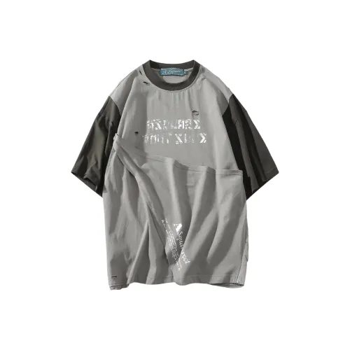 A SQUARE ROOT Серый Унисекс T Рубашки