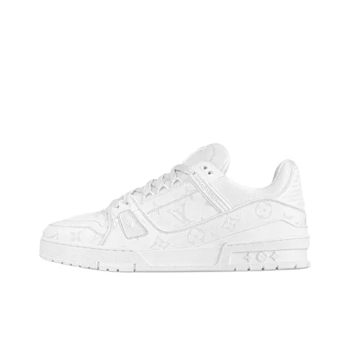 LOUIS VUITTON Trainer Дышащий и Легкий Низкий Топ Casual Мужской Белый