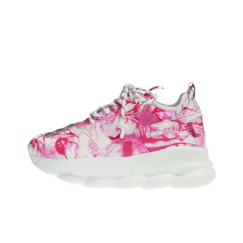 VERSACE CHAIN REACTION 2 Low Топ Повседневная обувь Женская Фуксия