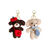 Красный рюкзак, темный кофейный медведь + зеленый рюкзак, белый медведь, 2 упаковки