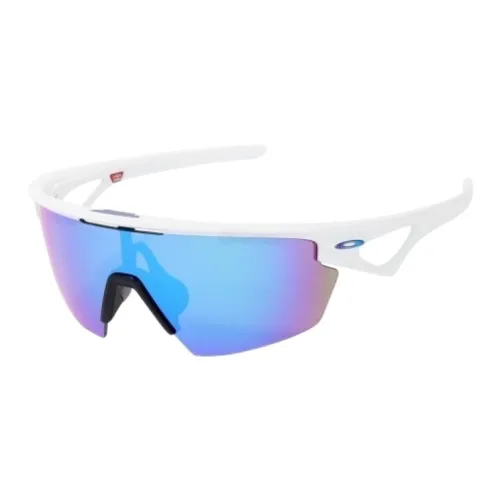 Oakley Нерегулярная форма Солнцезащитные очки Женские Матовый белый