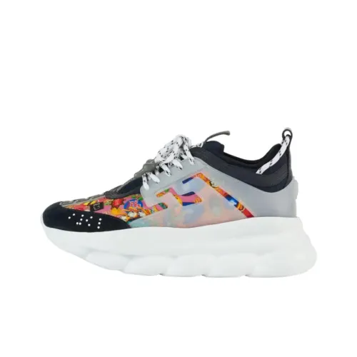 VERSACE CHAIN REACTION VERSACE Низкий Топ Повседневная Обувь Мужская Синяя