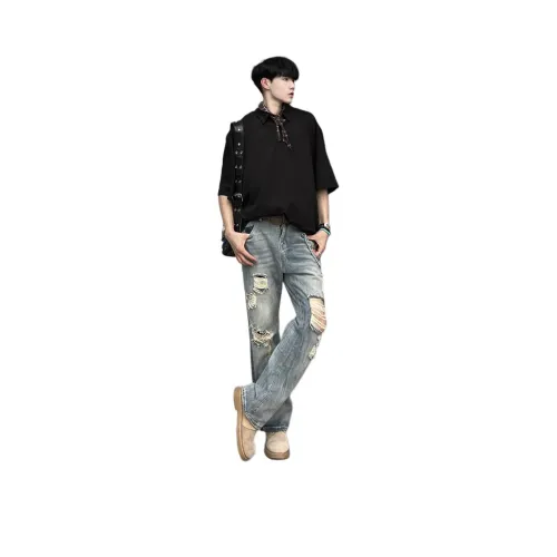 MORii Серые Унисекс Джинсы