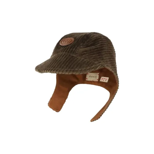 GUCCI Вельветовые Шапки и Кепки Детские Коричневые