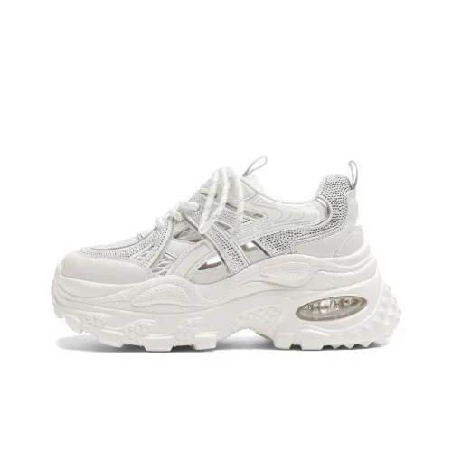 JOSINY Устойчивые к истиранию противоскользящие низкие топовые массивные кроссовки женские