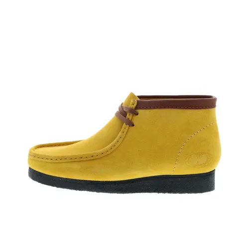 WU Wear x Clarks Wallabee Ботильоны Мужские Желтые