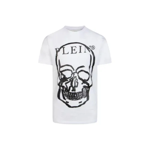 PHILIPP PLEIN Белая Мужская T-Рубашка