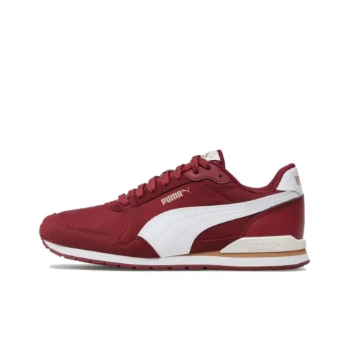 PUMA St Runner V3 Износостойкие Низкие Беговые Кроссовки Мужские Бордовые