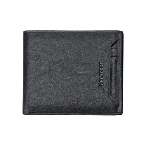 PLAYBOY Collaboration Кошелек из коровьей кожи стандартный мужской черный