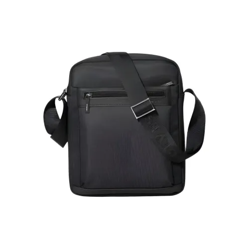 SEPTWOLVES Oxford Crossbody Bag Large Men's Black