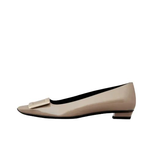 Roger Vivier Belle Vivier Женские повседневные туфли Женские Бежевый