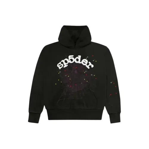 Sp5der Черные Мужские Свитшоты