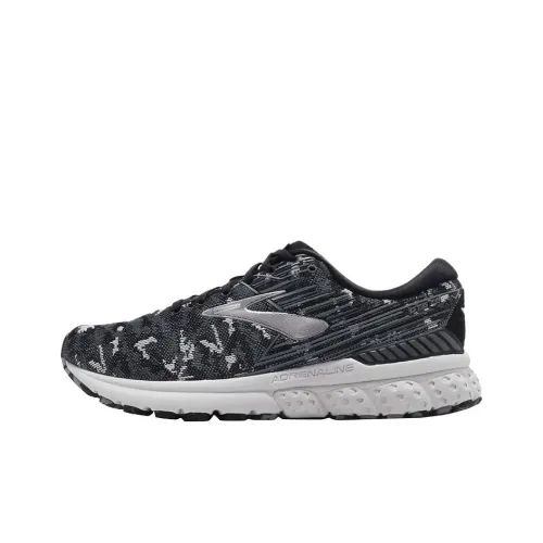 Brooks Adrenaline GTS Износостойкие Низкие Беговые кроссовки Мужские Черные Серые