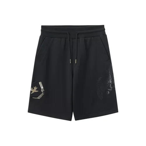 ONIARAI Черные Мужские Повседневные Шорты