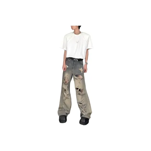 UPWARD LAB Blue Unisex Jeans