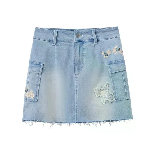 oniarai Джинсовый синий Женские джинсовые шорты