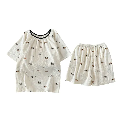 QIAOYUN Такса Женские Пижамные комплекты