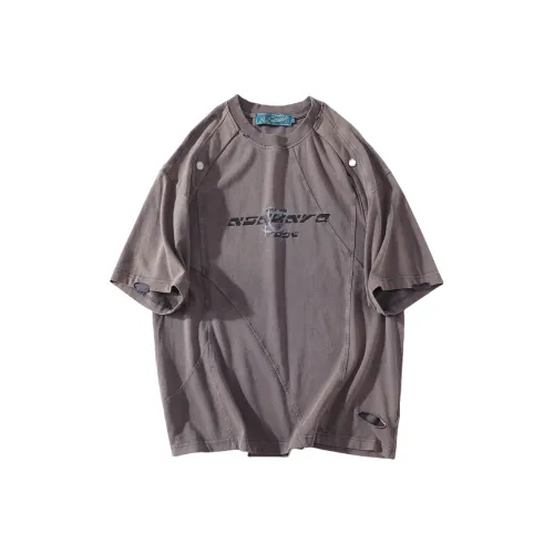 A SQUARE ROOT Серо-фиолетовая унисекс футболка T