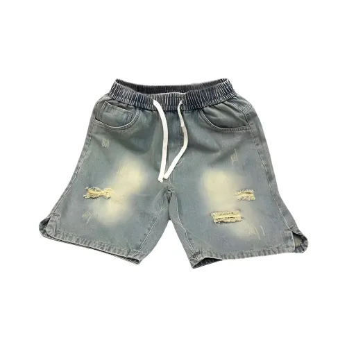 APBM Синие Унисекс Джинсовые Шорты